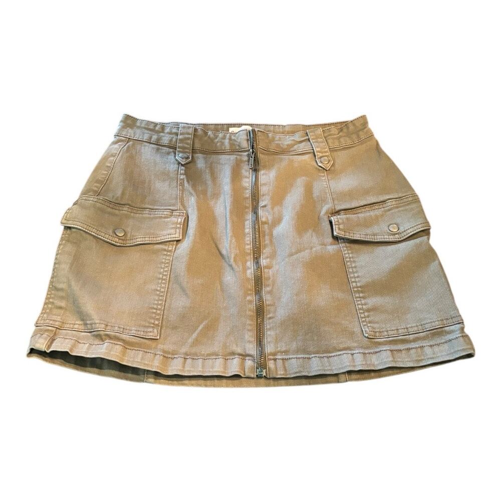 SO Green Cargo Skirt Juniors Size 17/33W